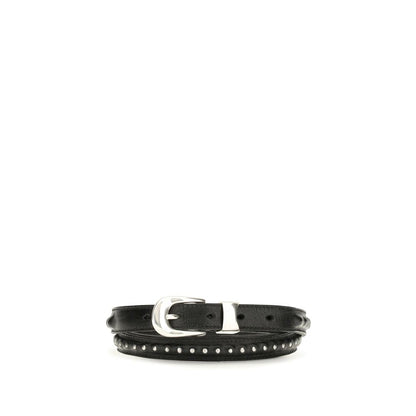 Our Legacy Keeper Bos Taurus Calf Leather Belt - Black