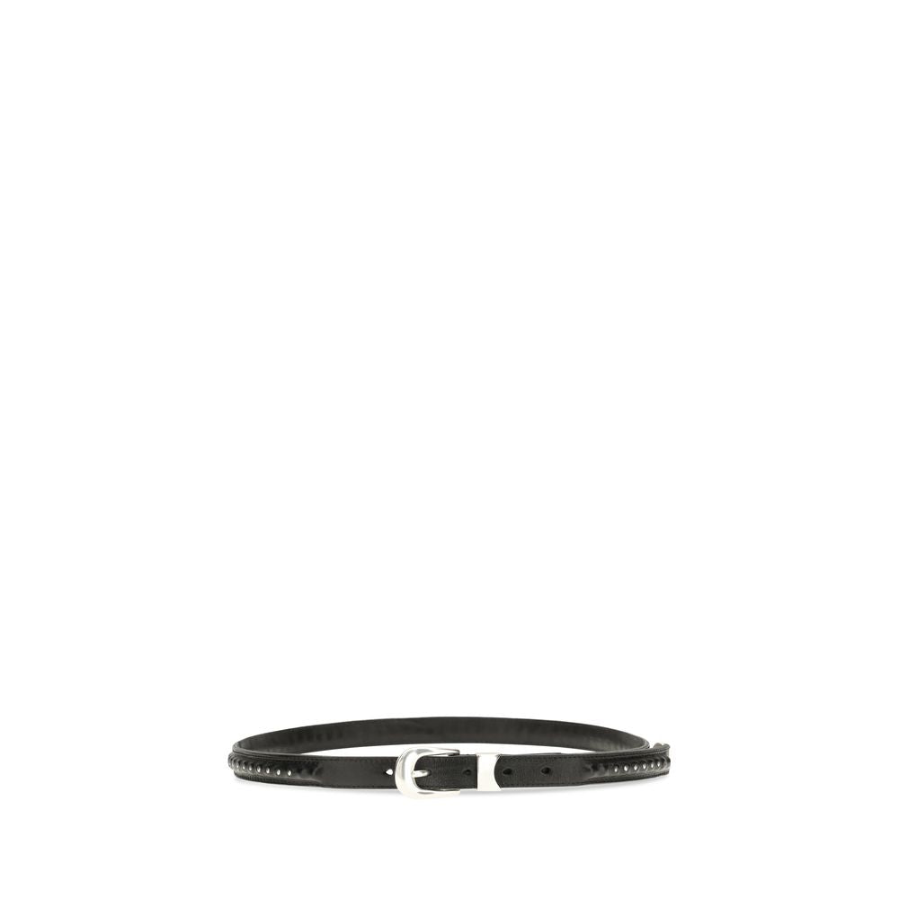 Our Legacy Keeper Bos Taurus Calf Leather Belt - Black