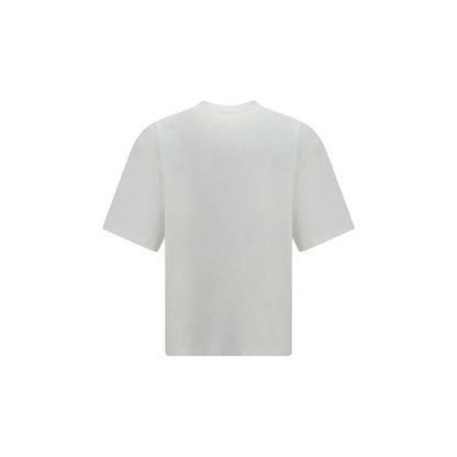 T-Shirt by Axel Arigato for men in organic cotton white & print features a plush silhouette, showcasing a sophisticated and for a truly plush finish.