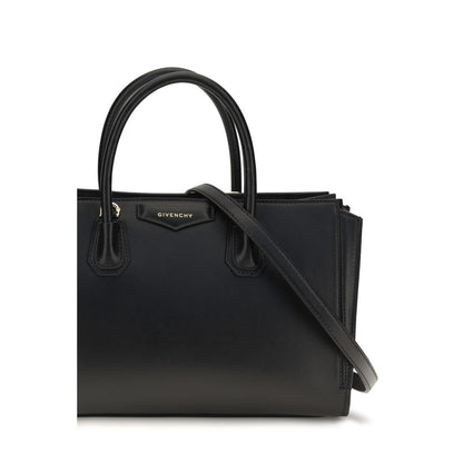 Small Crossbody Handbag by Givenchy for women in bos taurus grained & suede calfskin leather black, gold & signature features a exquisite silhouette, showcasing a secure magnetic and exquisite with versatile crossbody-strap, shoulder-strap, detachable-strap & handle for a exquisite finish.