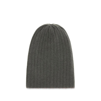 Beanie Hat by Baziszt for men in cashmere bicolour presents a sleek silhouette, showcasing the sleek texture and refined craftsmanship of the Cashmere Beanie Hat collection.