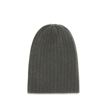 Beanie Hat by Baziszt for men in cashmere bicolour presents a urban-chic silhouette, showcasing the urban-chic craftsmanship of this Cashmere Beanie Hat.