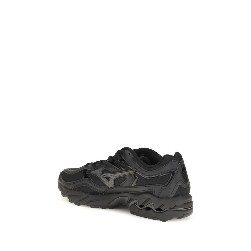 Athletic Sneakers by MIZUNO for men in tu fabric black features an timeless silhouette from the Men's Athletic TU Fabric Sneakers collection, showcasing a timeless athletic style for a timeless look.