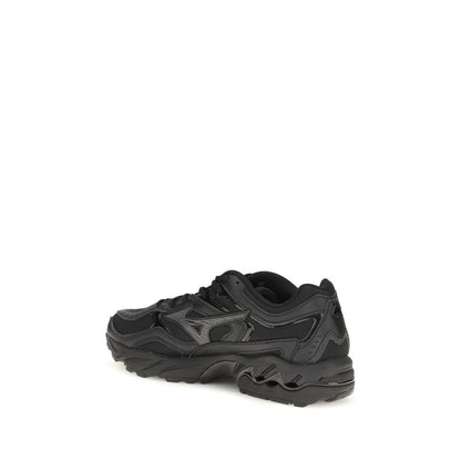 Athletic Sneakers by MIZUNO for men in tu fabric black features an timeless silhouette from the Men's Athletic TU Fabric Sneakers collection, showcasing a timeless athletic style for a timeless look.
