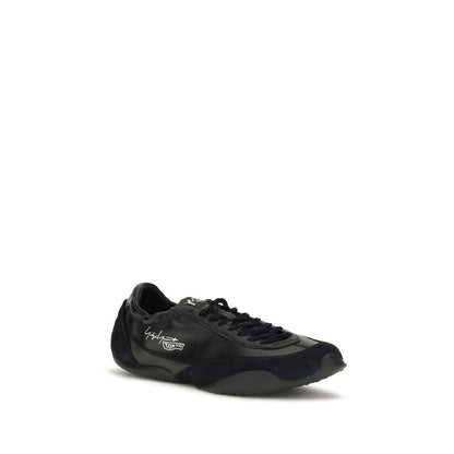 Athletic Sneakers by Y-3 for men in bos taurus calf leather & rubber black presents a sleek silhouette, perfectly capturing the athletic style essence of Men's Athletic Bos Taurus Calf Leather & Rubber Sneakers with its sleek design and premium finish.