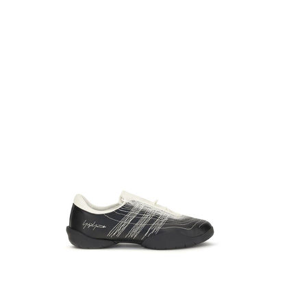 Athletic Sneakers Y-3 men bos taurus calf leather black featuring a avant-garde Men's Athletic Bos Taurus Calf Leather Sneakers design with a avant-garde athletic style for a refined finish.
