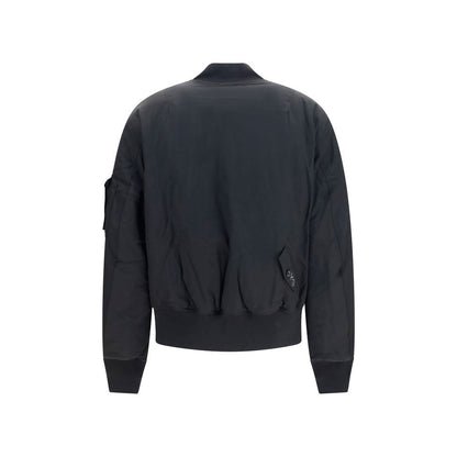 Bomber Jacket by Y-3 for men in nylon twill & polyamide black features an contemporary silhouette, showcasing a sophisticated and contemporary for a truly refined look.