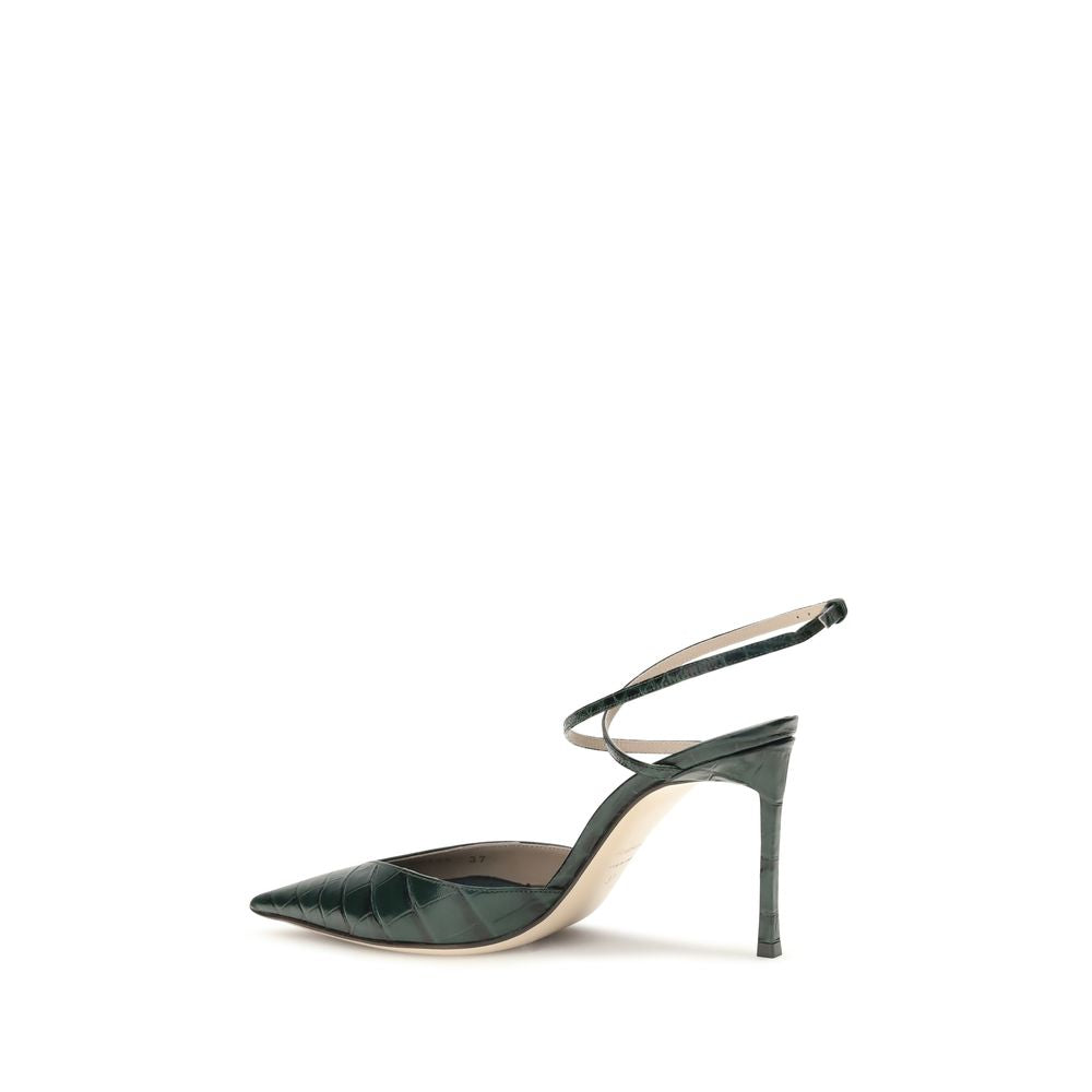 This High-Heel Stiletto Ankle Strap Pumps Heels by Tom Ford for women in bos taurus crocodile calf leather bicolour & print presents a effortlessly chic silhouette from the Women's Bos Taurus Crocodile Calf Leather High-Heel Stiletto Ankle Strap Pumps Heels collection, featuring a effortlessly chic stiletto high-heel and effortlessly chic pointed toe style.
