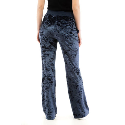 Moschino Women's Stretch Polyester Casual Pants - Blue