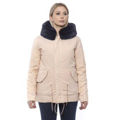 Parka by Mr&Mrs Italy for women in cotton polyamide wool & fur multicolor & pink features a stylish silhouette, meticulously detailed with a sophisticated and functional for a stylish finish.