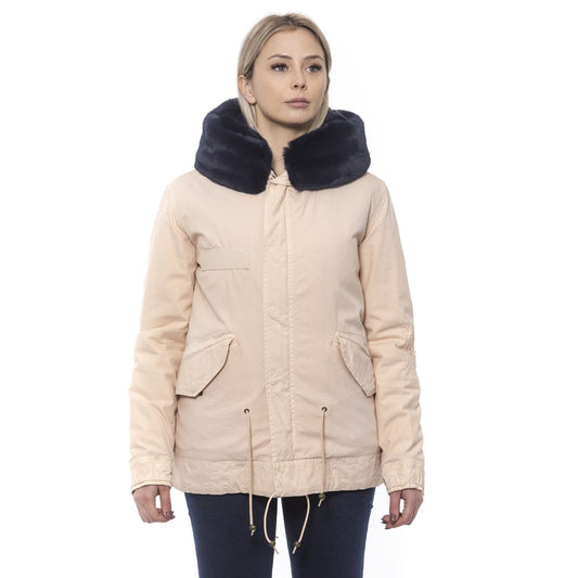 Parka by Mr&Mrs Italy for women in cotton polyamide wool & fur multicolor & pink features a stylish silhouette, meticulously detailed with a sophisticated and functional for a stylish finish.