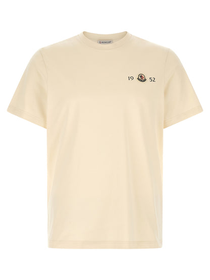 Moncler White Cotton T-Shirt