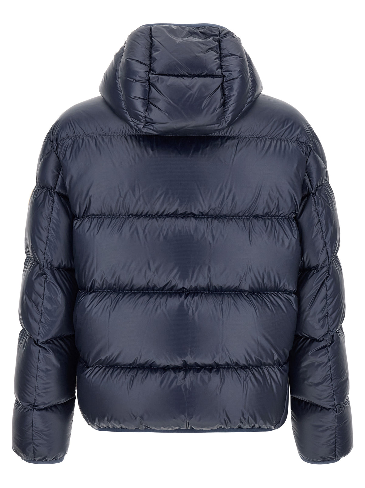 Moncler Men's Down Polyamide Felt Hooded Puffer Jacket - Blue Signature