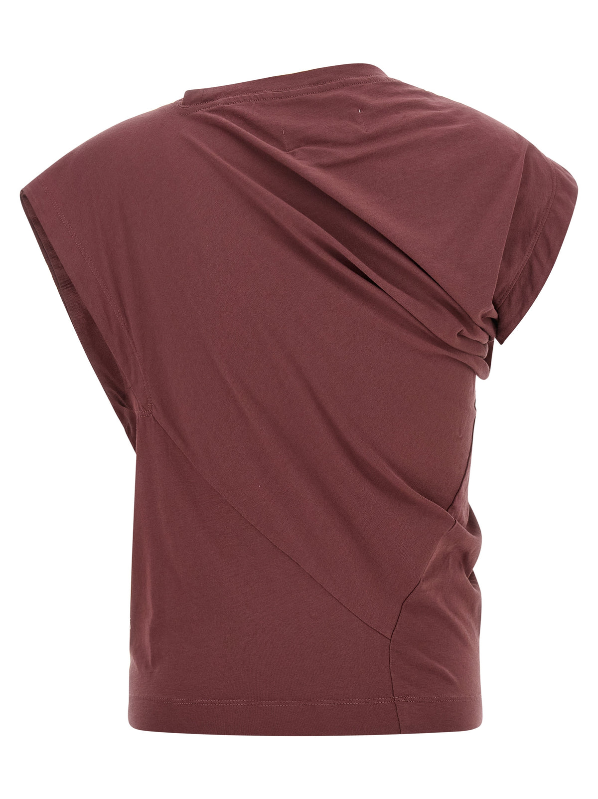 Vivienne Westwood Bordeaux Cotton Sleeveles T-Shirt