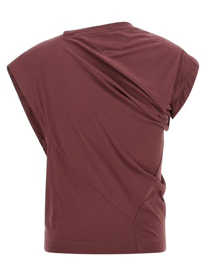 Vivienne Westwood Bordeaux Cotton Sleeveles T-Shirt