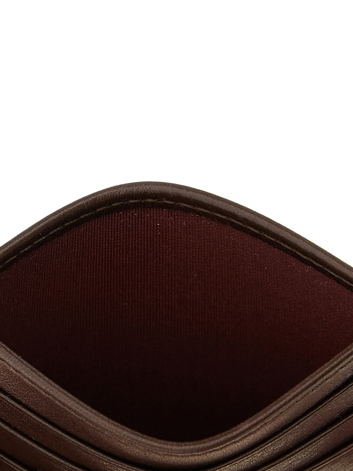 Brunello Cucinelli Brown Calfskin Cardholder