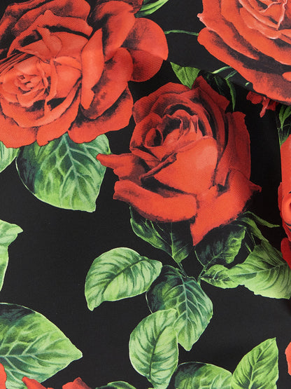 Dolce & Gabbana Black Silk Foulard