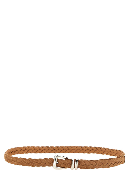 Belt by Brunello Cucinelli for men in bull leather suede & metal brown features a artisanal-chic design, artfully capturing the essence of the Bull Leather Suede & Metal Belt with a artisanal-chic finish.