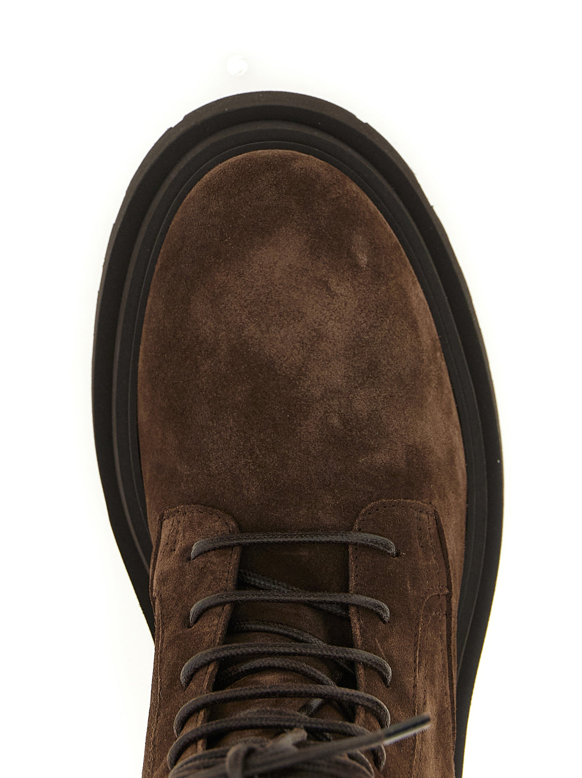 Brunello Cucinelli Brown Calfskin Lace-Up Boots
