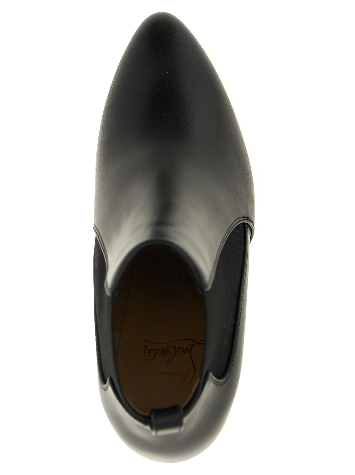 Christian Louboutin Black Calfskin Ankle Boots