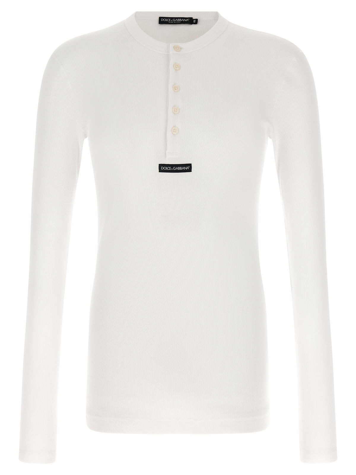 Dolce & Gabbana White Cotton T-Shirt