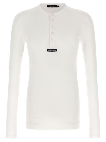 Dolce & Gabbana White Cotton T-Shirt