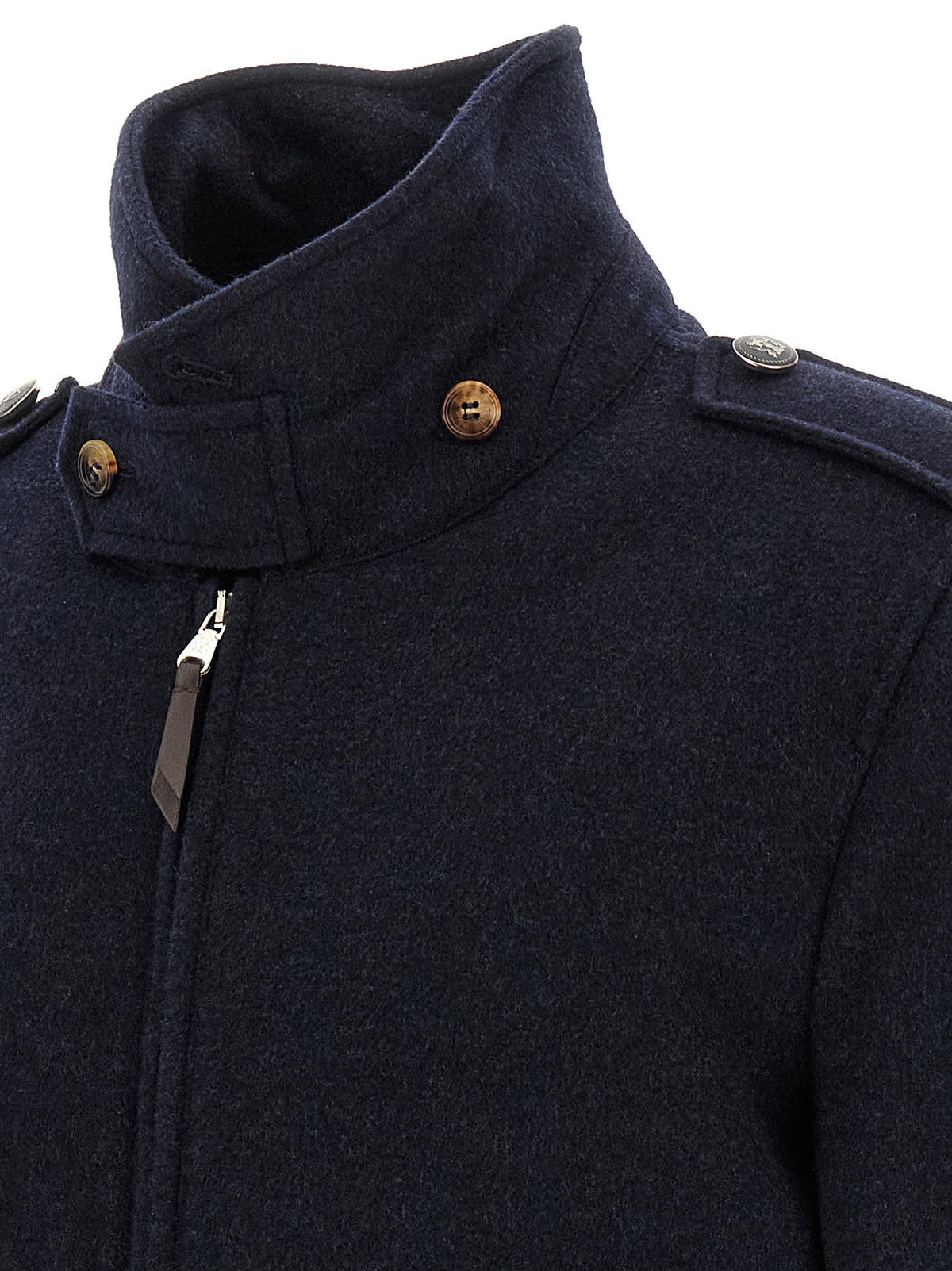 Brunello Cucinelli Blue Cashmere Bomber