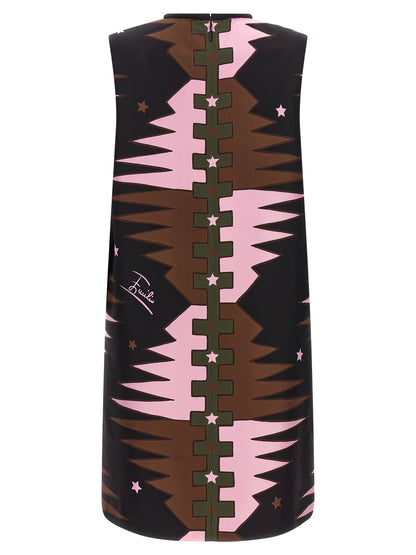 Emilio Pucci Multicolor Silk Short Dress