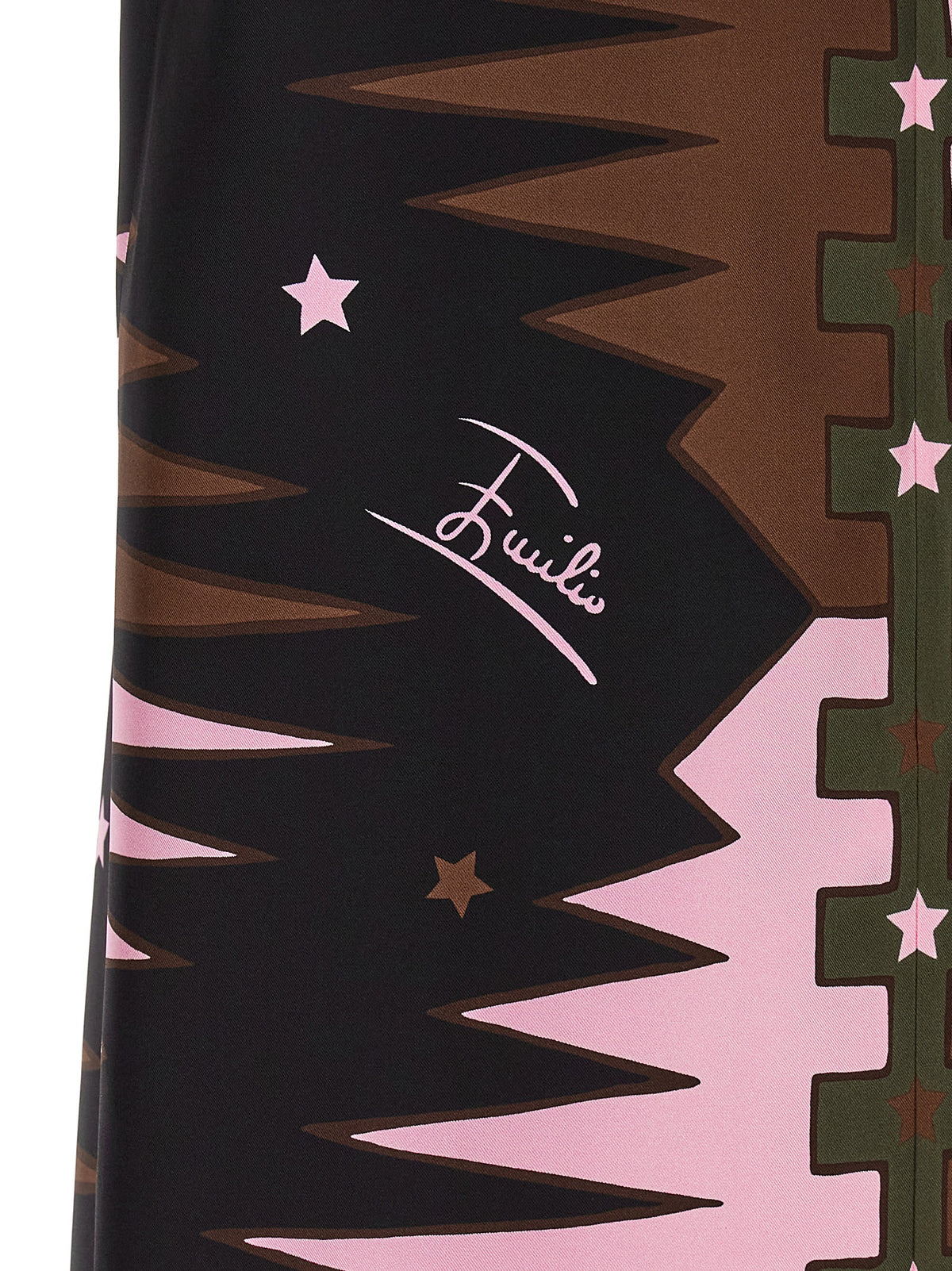 Emilio Pucci Multicolor Silk Short Dress