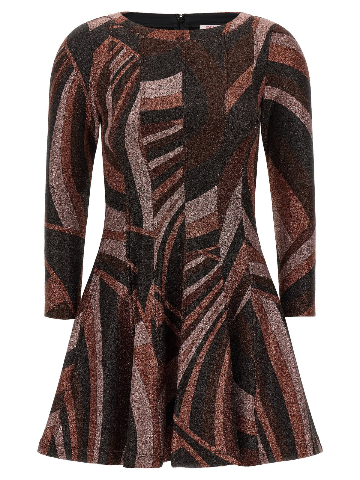 Emilio Pucci Bordeaux Polyamide Short Dress