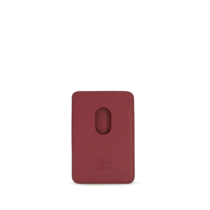 Cardholder Wallet by Valentino Garavani for women in bos taurus calf leather red & signature showcases a distinguished silhouette, artfully capturing the essence of the distinguished V Logo Bos Taurus Calf Leather Cardholder Wallet design with functional card-organization.