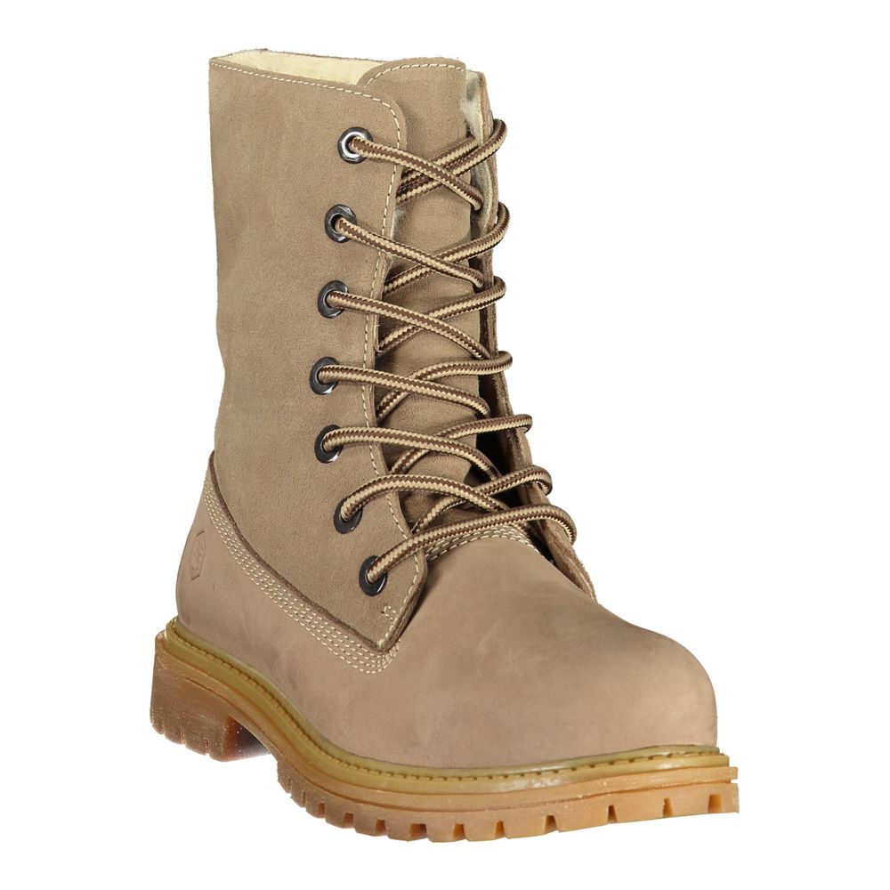 Ankle Boots by Lumberjack for women in polyester fur beige & print features an enchanting design from the Women's Polyester Fur Ankle Boots collection, highlighting a enchanting and for a refined look.