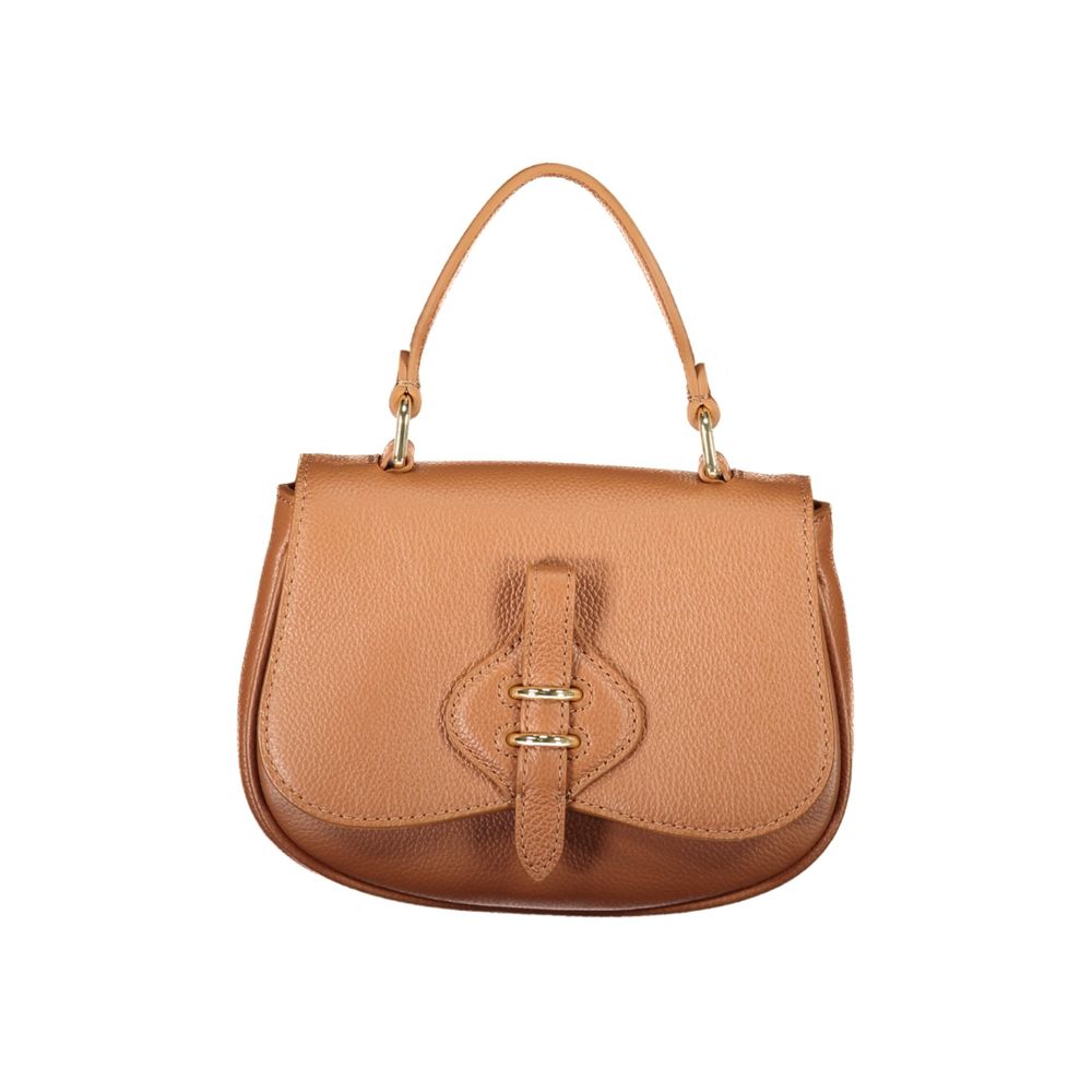 Handbag by Coccinelle for women in leather brown presents a ornamental silhouette, showcasing a secure snap, ample , and versatile shoulder-strap, adjustable-strap & handle for a ornamental finish.