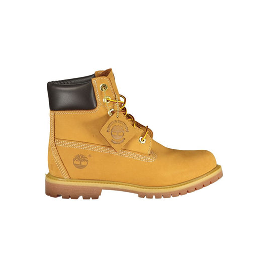 Lace-Up Ankle Boots by Timberland for women in polyester yellow & print showcases a impeccable silhouette as Women's Polyester Lace-Up Ankle Boots, artfully defined by a impeccable and a impeccable .