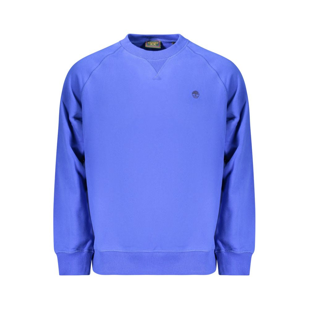 Sweatshirt by Timberland for men in cotton blue features a unrivaled silhouette with a refined crew neckline and unrivaled detailing for a sophisticated look.