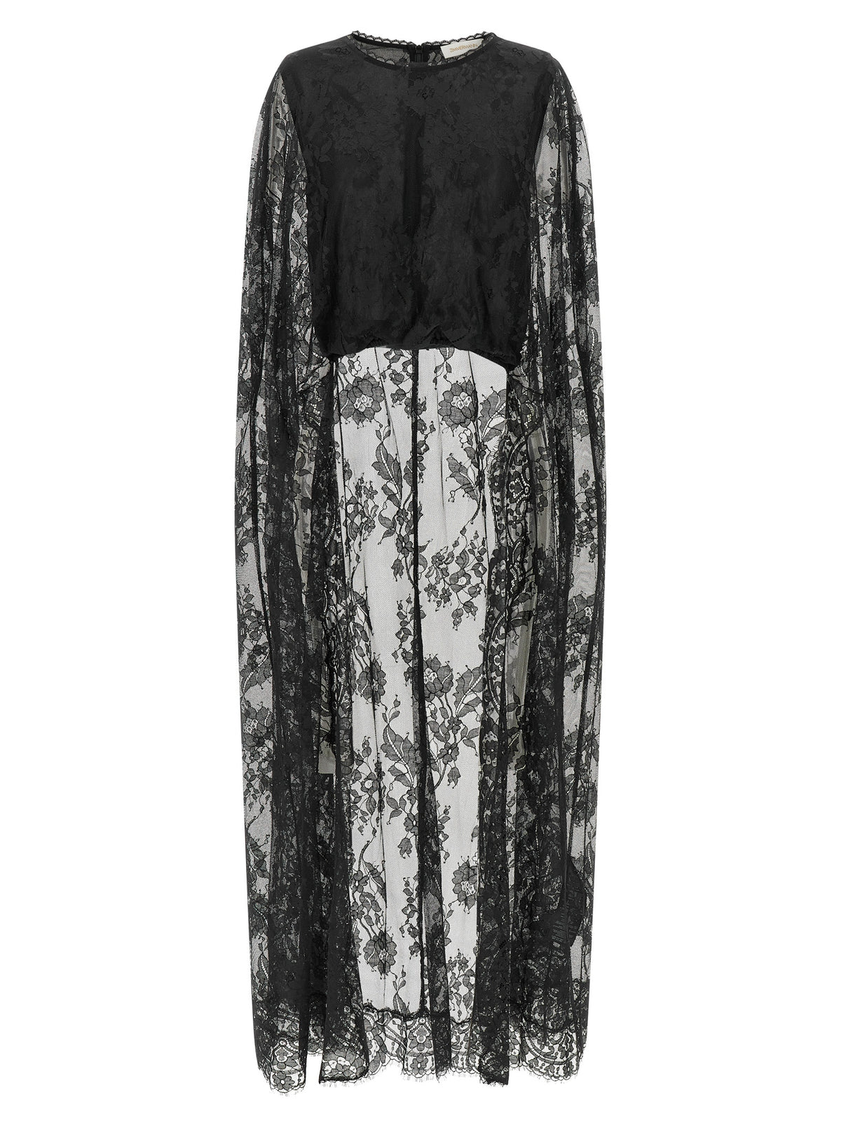 Tank Top by Zimmermann for women in cotton lace & polyamide black & floral showcases a streamlined Women's Crop Top Cropped Cotton Lace & Polyamide Tank design with a streamlined sleeveless and .