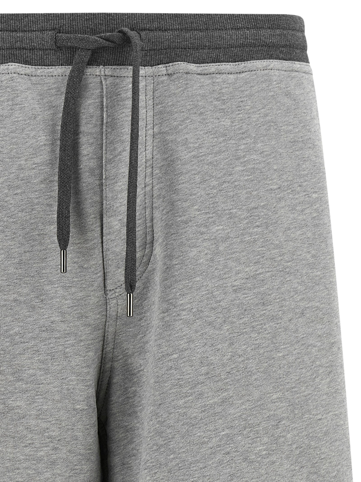 Brunello Cucinelli Men's Athletic Cotton Terry Cloth Bermuda Shorts - Gray