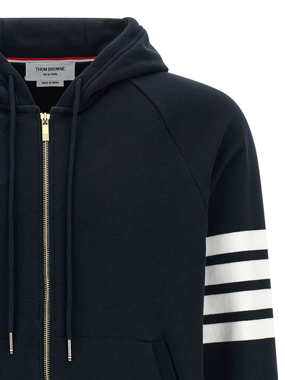Thom Browne Blue Cotton Sweatshirt