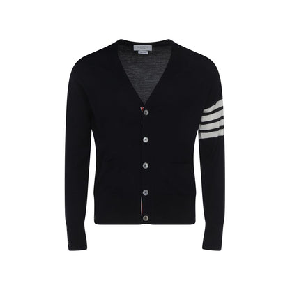 Thom Browne Blue Wool Oves Aries Cardigan