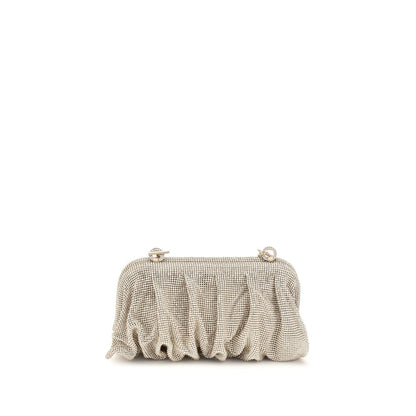 Benedetta Bruzziches Silver Aluminum Clutch Bag