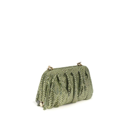 Benedetta Bruzziches Bicolor Aluminum Clutch Bag