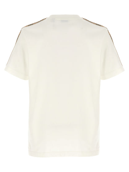 Burberry White Cotton T-Shirt
