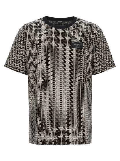 Balmain Bicolor Cotton T-Shirt