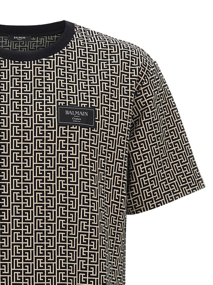 Balmain Bicolor Cotton T-Shirt