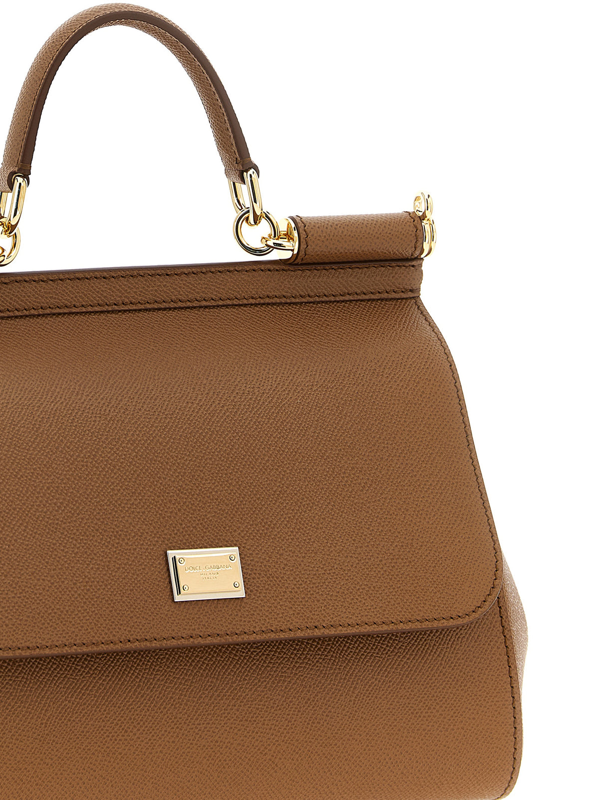 Dolce & Gabbana Brown Calfskin Handbag