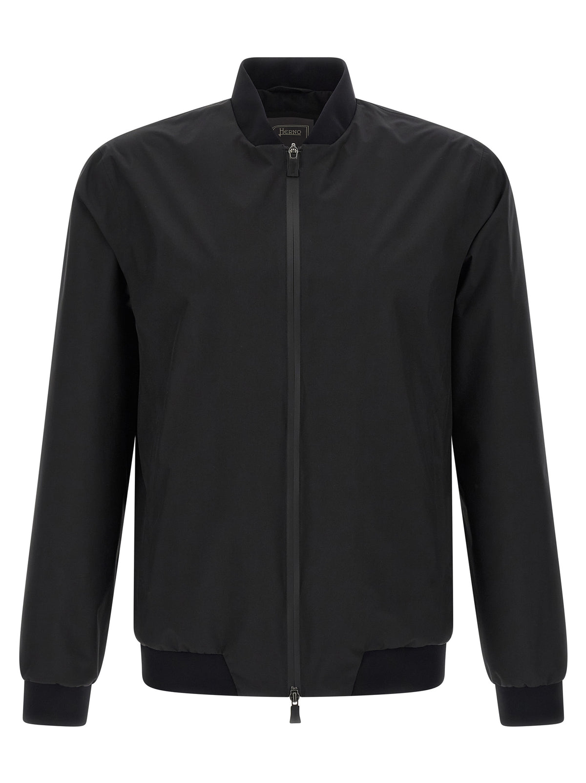 Herno Black Polyester Bomber