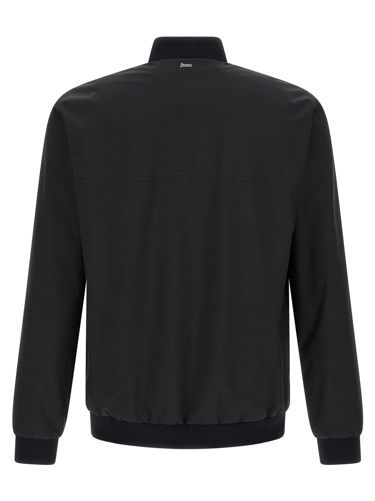 Herno Black Polyester Bomber