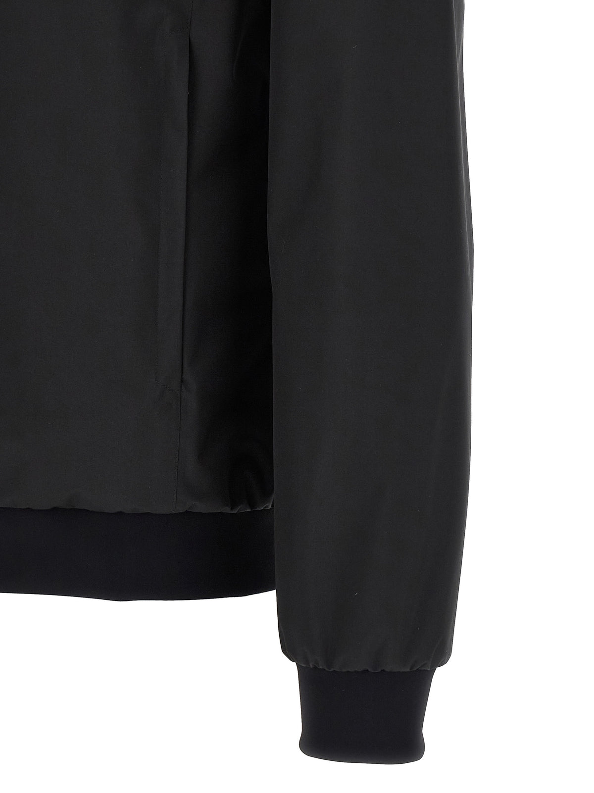 Herno Black Polyester Bomber