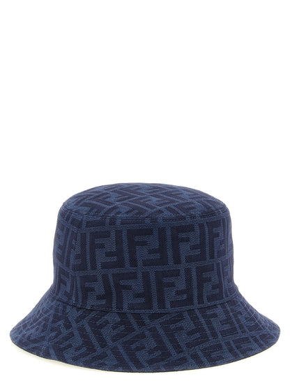 Fendi Blue Cotton Bucket Hat