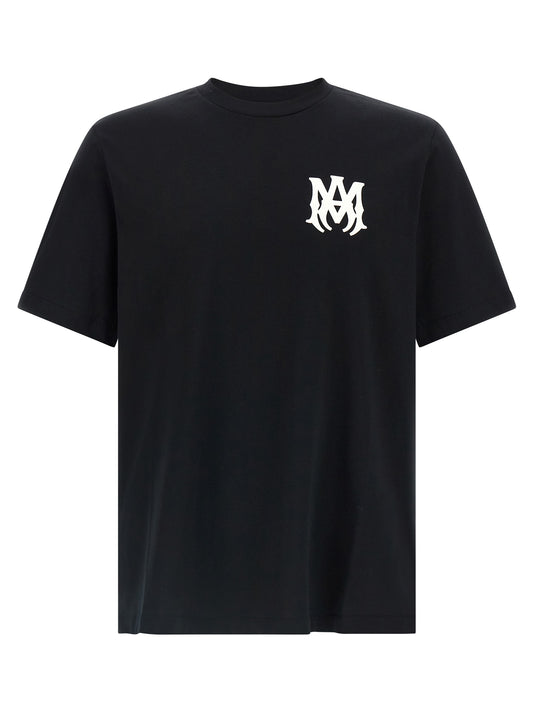 Amiri Men's Short-Sleeve Crew Neck Modacrylic & Cotton T-Shirt - Bicolour Print